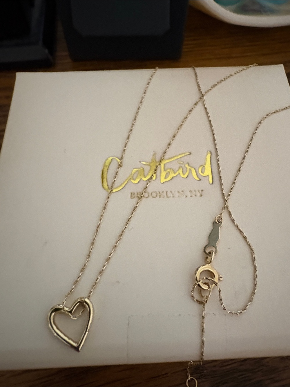 Catbird Gold Heart Charm Holder
Catbird Jewelry